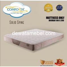 Kasur Ukuran 100 - Comforta Solid Spine 100 / Light Brown 